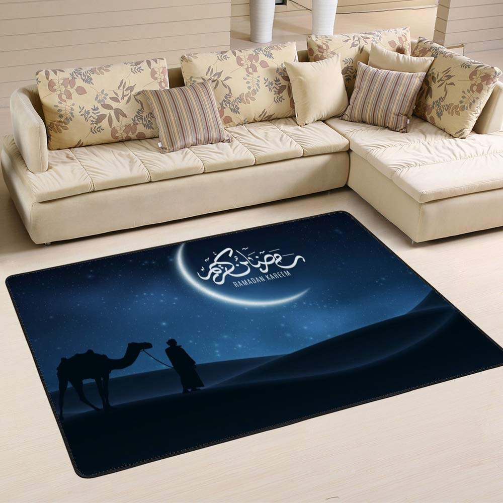 Tapis de style désert Ruchen facile à nettoyer et ultra durable