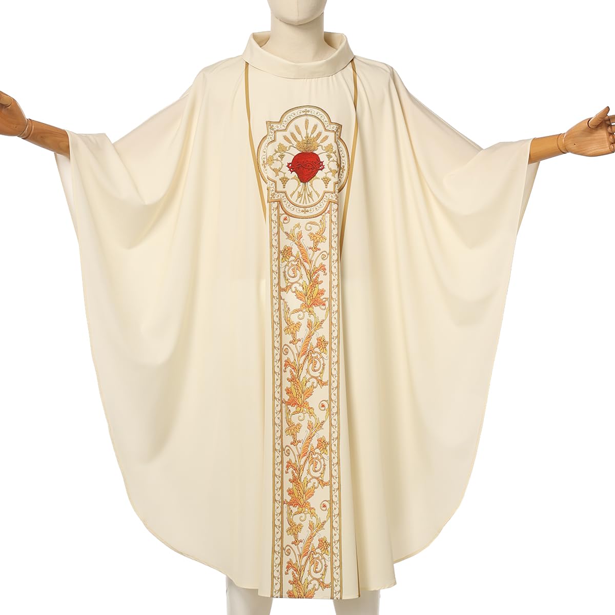 COSDREAMER Bata para hombre y mujer, diseño de sacerdote celebrante, casulla católica