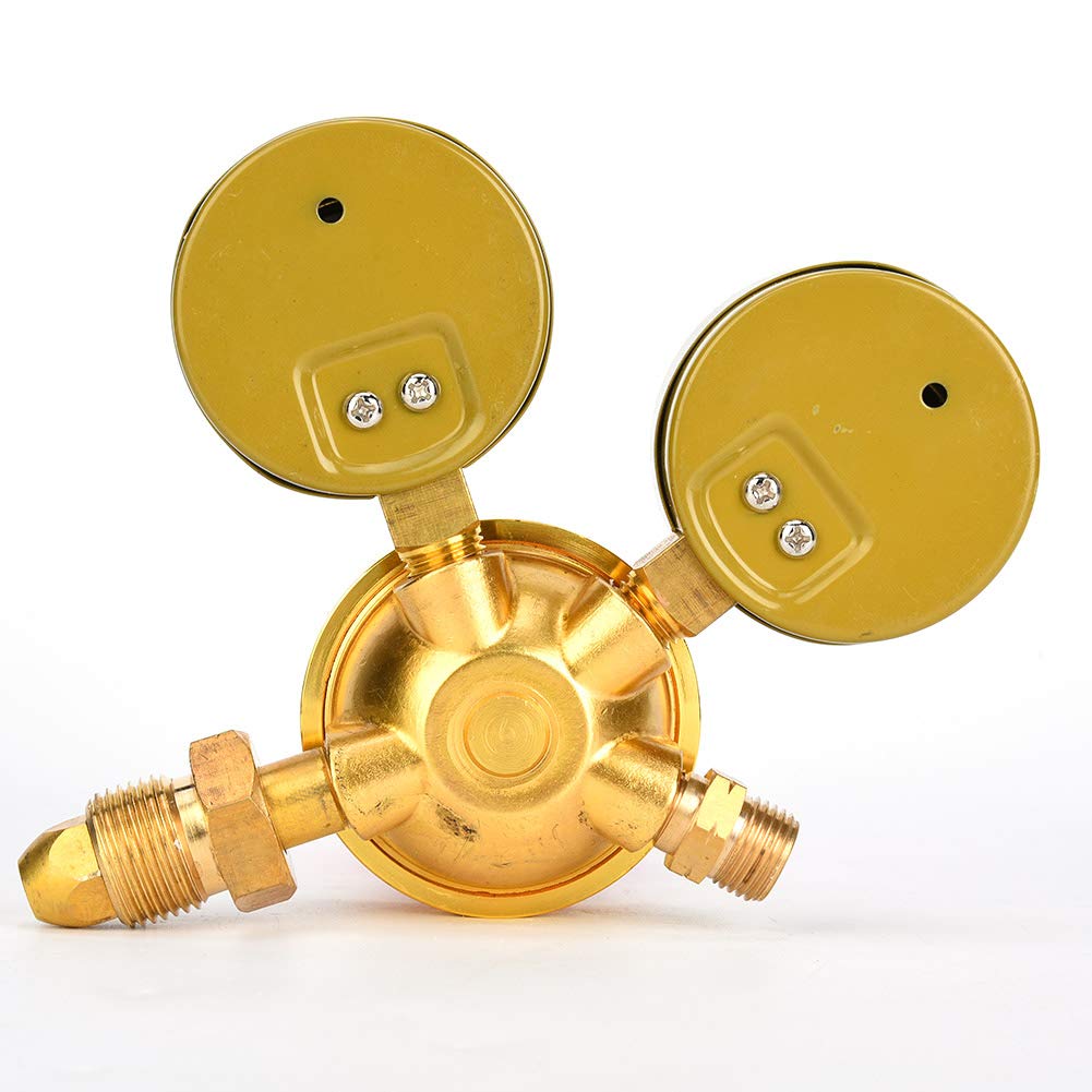 Régulateur de pression acétylène jauge mètre gaz acétylène réducteur de pression pour chalumeau à gaz soudage Kit de découpe G5/8 CGA580(60#出口乙炔5/8 外牙)