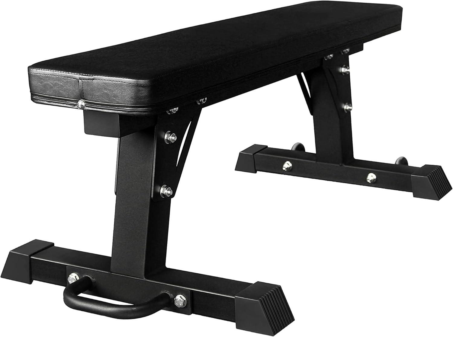POWERT Flat Weight Bench Heavy Duty Utility Bench for Multi-Purpose Weight Training and AB Exercises-1,800 lbs Capacity (RED+BLACK) : Sports & Outdoors