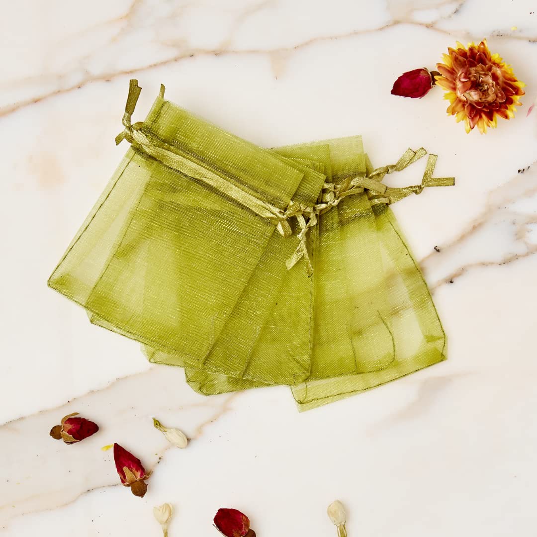 Sacchetti Regalo In Organza 7x9 Cm - Pack Da 50 Pezzi, Per Bomboniere, Gioielli E Feste (Blu Reale) - Foto 11