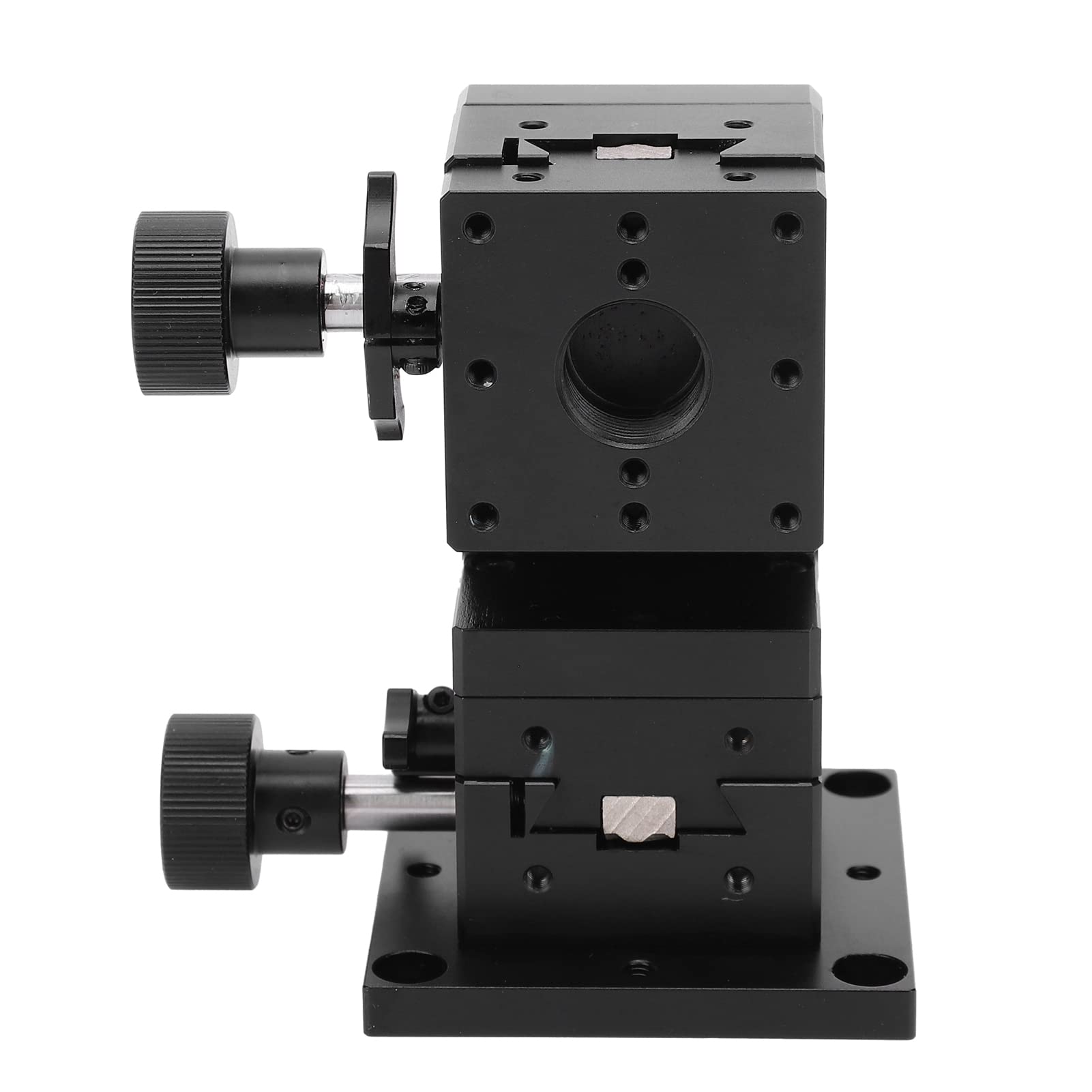 XZ Axis ręczna platforma przycinająca jaskółczy ogon, stopnia tłumaczenia liniowego, stopnia przesuwna przekładni, HFLX A40, 40 x 40 mm, stop aluminium, anodowana na czarno, wysoka, do sprzętu