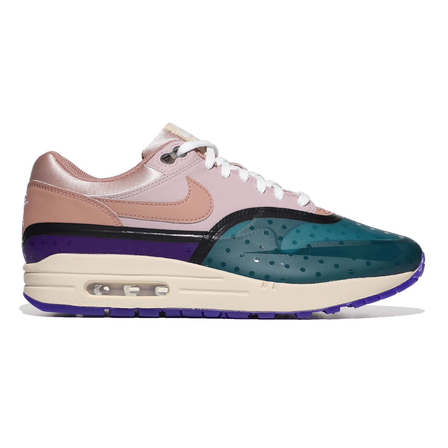 Nike Air Max 1 Women's Shoes, Fog Plum Pink Fossil Pink Oxford Pink, 6 US
