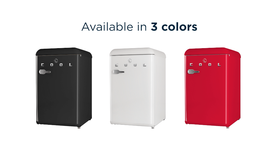 4.0 Cu. Ft. Retro Style Refrigerator by Commercial Cool