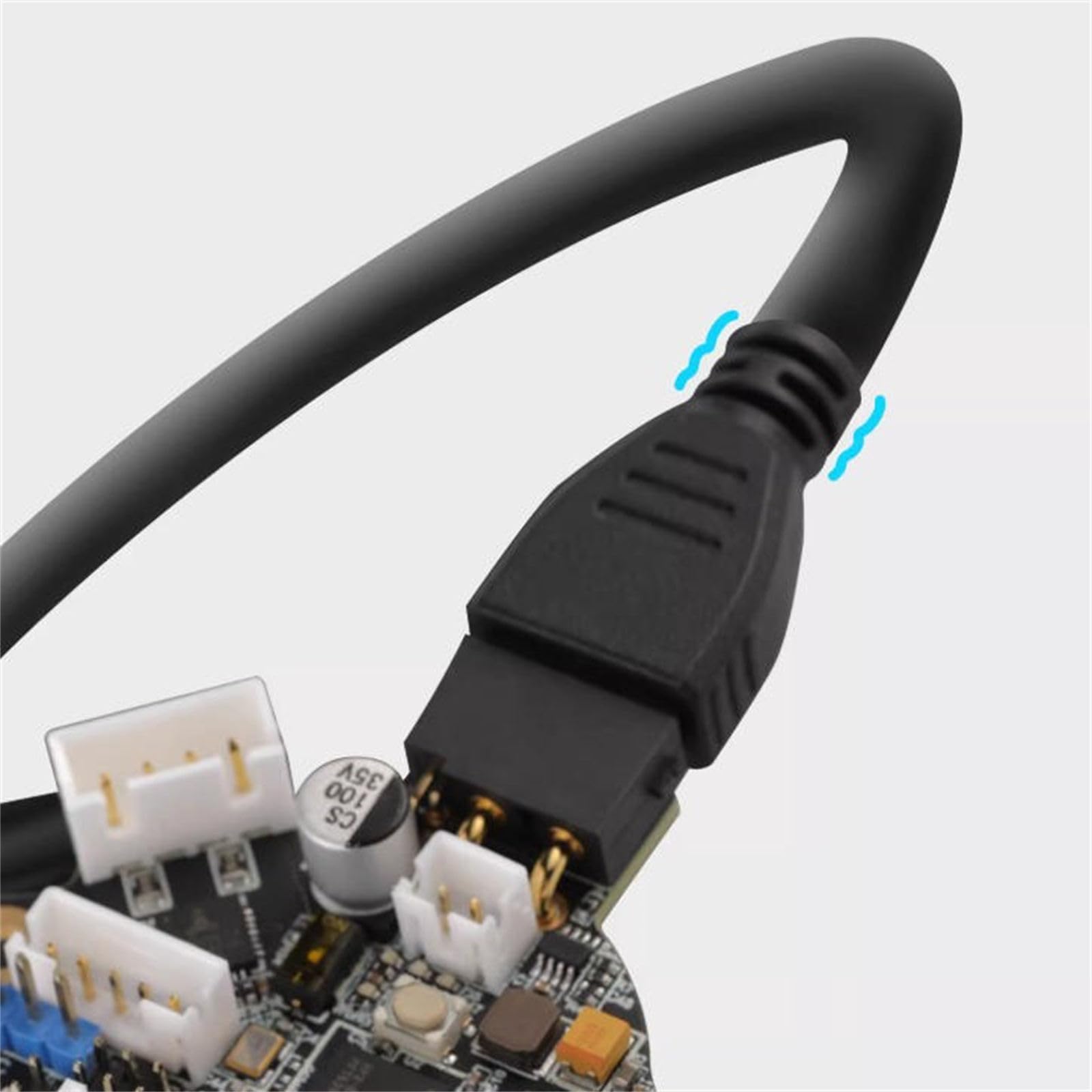1 / 2 szt. kabel CAN kontroler drukarki 3D szybka transmisja danych dla Mellow SB2040 / Sht 36 drukarka 3D akcesoria płyta narzędziowa kabel CAN