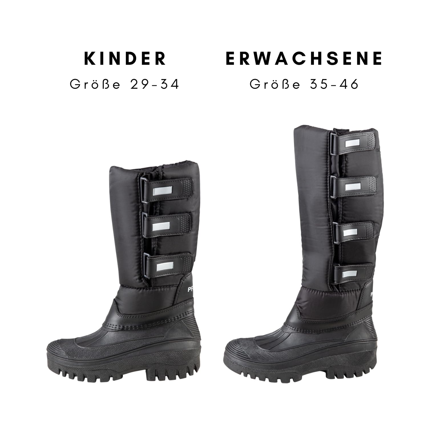 PFIFF 102803 Botas térmicas de invierno para niños, negro