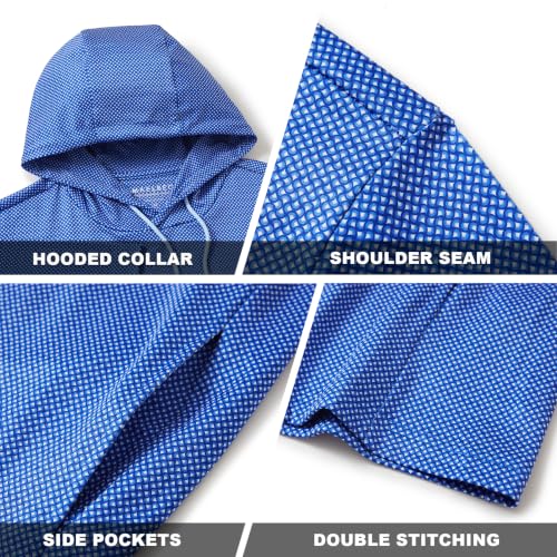Image of M MAELREG Hoodies for Men Golf Fleece Hooded Sweatshirts Dry Fit Athletic Lightweight Casual Midlayer Mens Hoodies Pullover