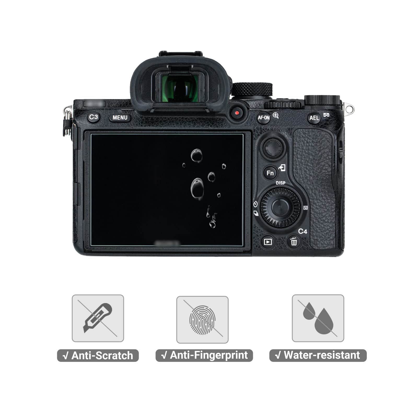 Vetro Temperato 9H Per Sony A7C2, A6700, A7M4, ZV-E10ii – 3 Pezzi, Ultra Trasparente E Anti Impronte - 3