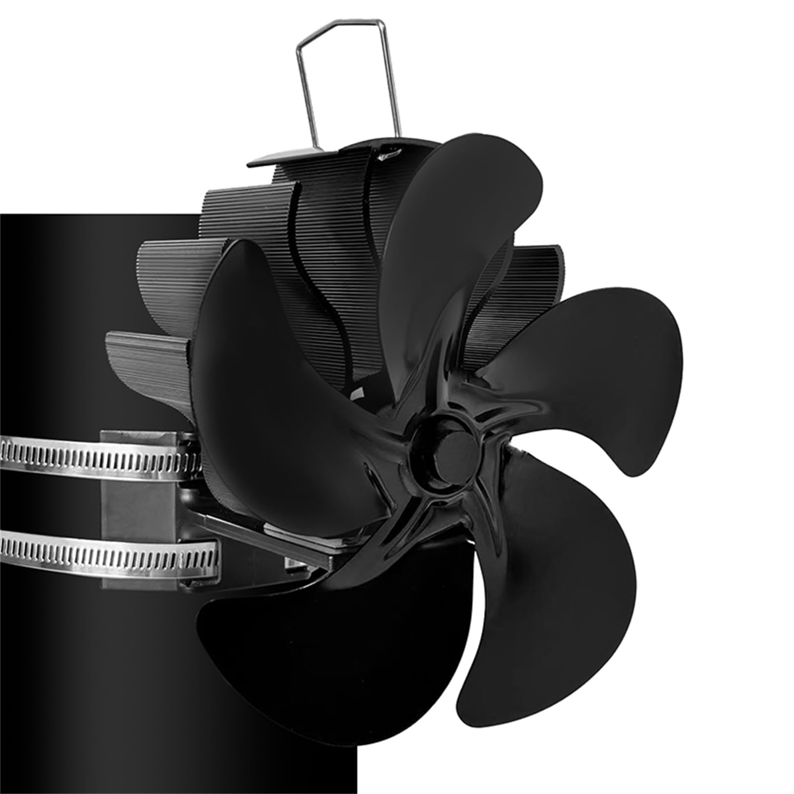 Estufa Con Ventilador Alimentada Por Calor Chimenea Con Distribución Eficiente Del Calor Para Hogares Acogedores Para Varios Dispositivos De Calefacción Chimenea Magnética De Larga Duración