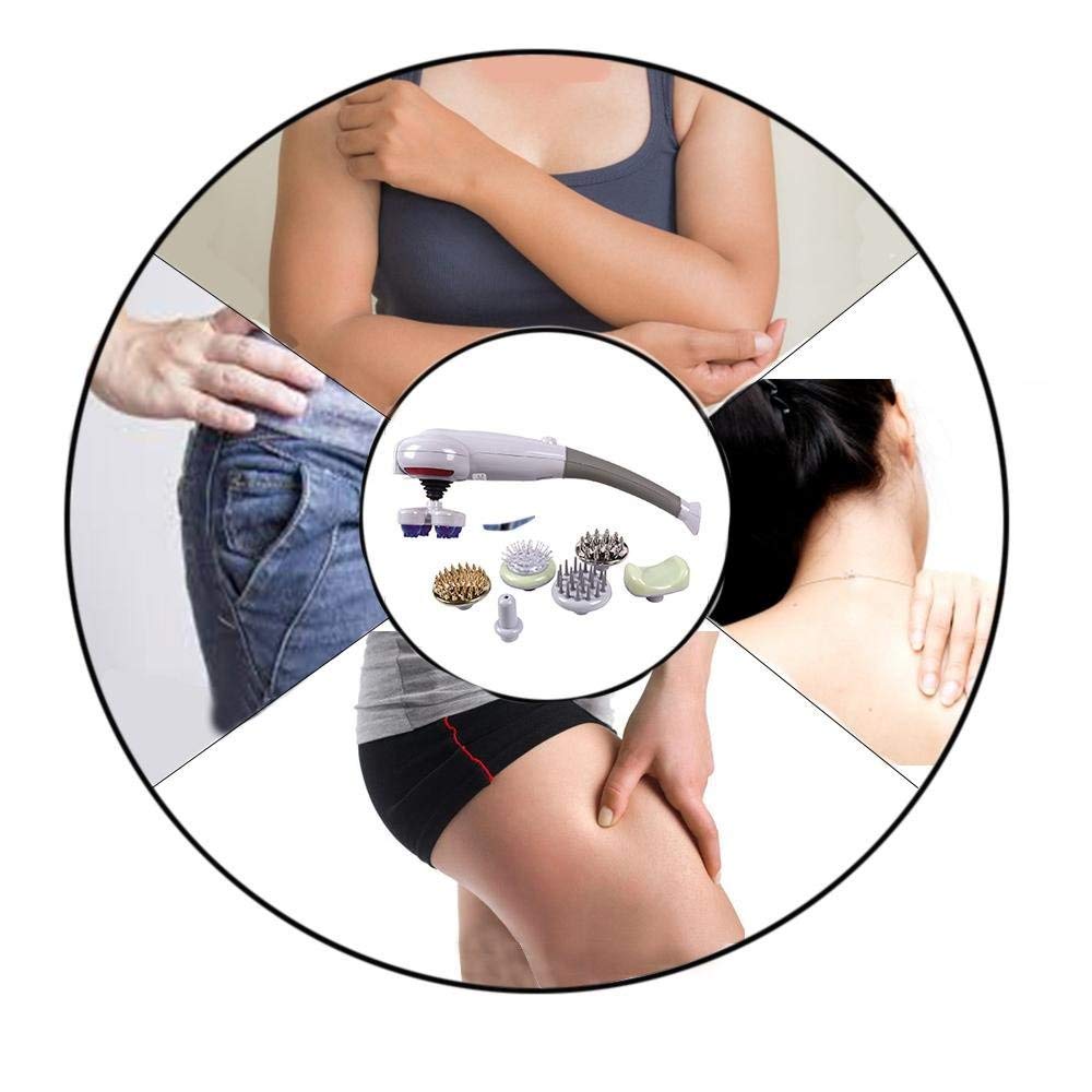 SWARAJ MALL Maxtop Complete 8 in 1 Magic Corded Electric Body Massager, Multi SWARAJ MALL Maxtop Complete 8 in 1 Magic Corded Electric Body Massager, Multi