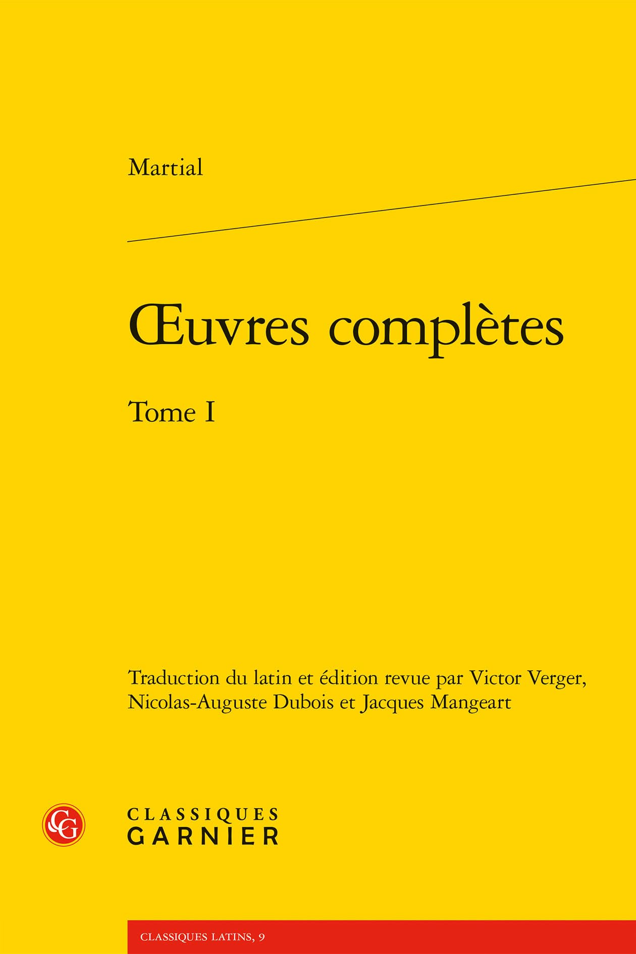 Oeuvres complètes: Tome 1