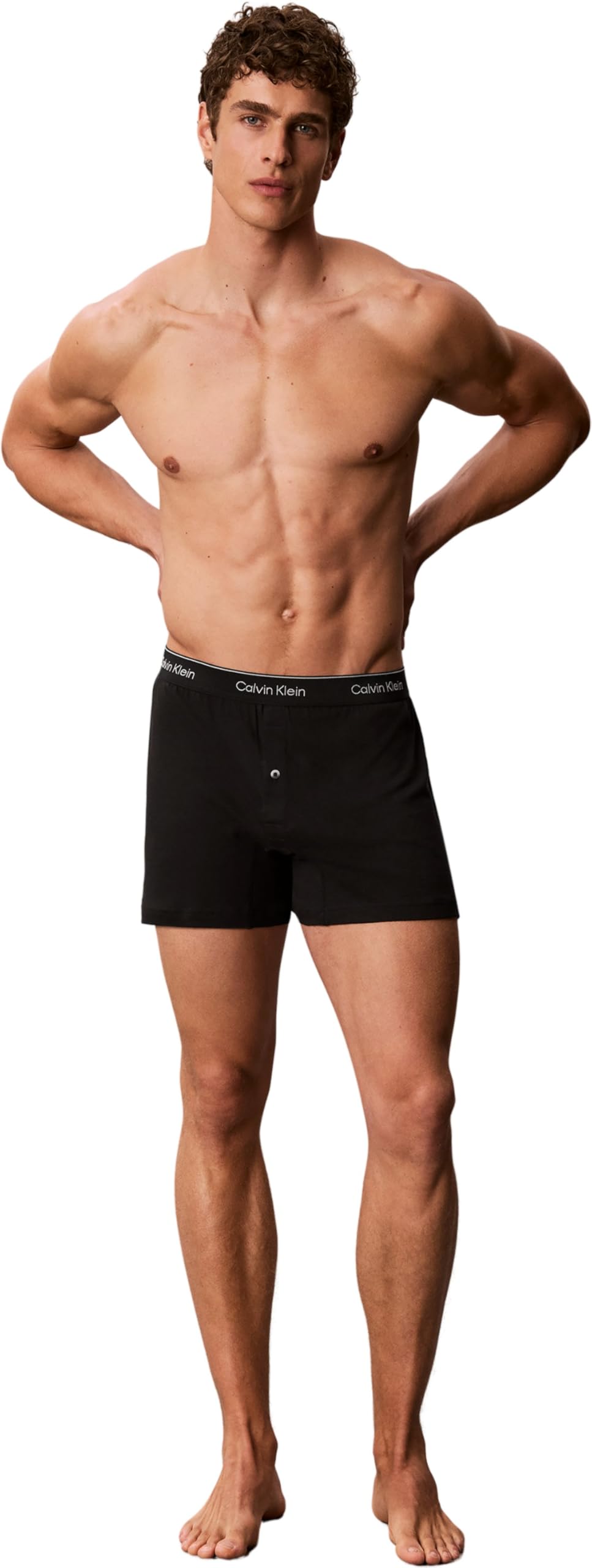 Calvin Klein Herren 3er Pack Boxershorts Trad aus Baumwolle