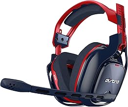 ASTRO Gaming A40 TR-X Edition Wired Gaming Headset, ASTRO Audio V2, 3.5 mm Audio Jack, Swappable Mic, for Xbox Series X|S, Xbox One, PS5, PS4, PC, Mac, Nintendo Switch, Mobile - Red/Blue