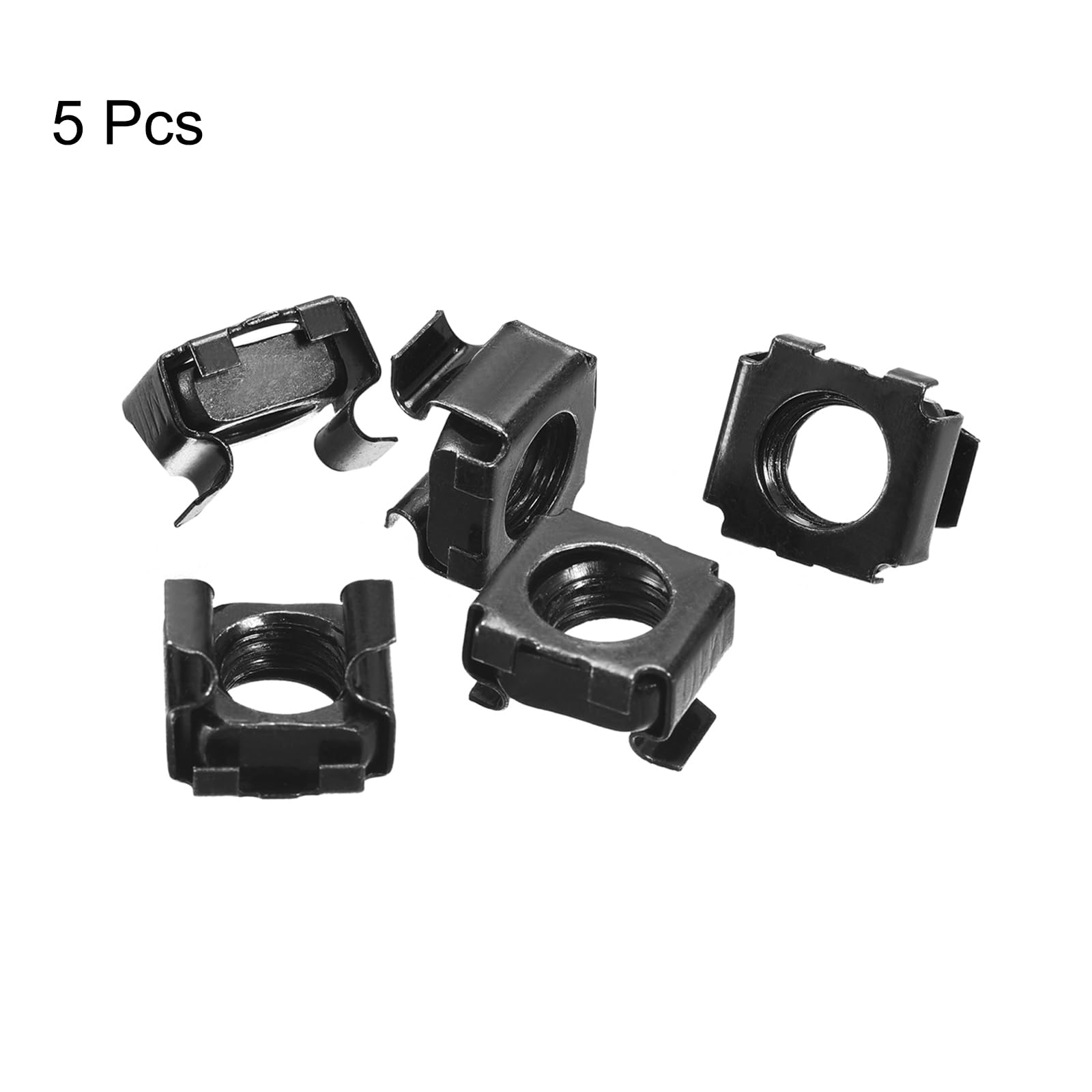 QUARKZMAN Dadi a Gabbia a Inserimento Rapido, Dado in Acciaio Carbonio M10 x 1.5mm per Armadio Scaffale Server 5pz