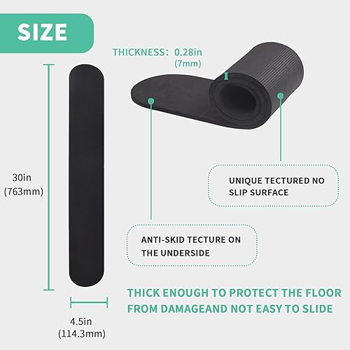 Miniatura 4 de Almohadillas antideslizantes para muebles reclinables, almohadillas reclinables antideslizantes de 30 pulgadas para suelos de madera dura,