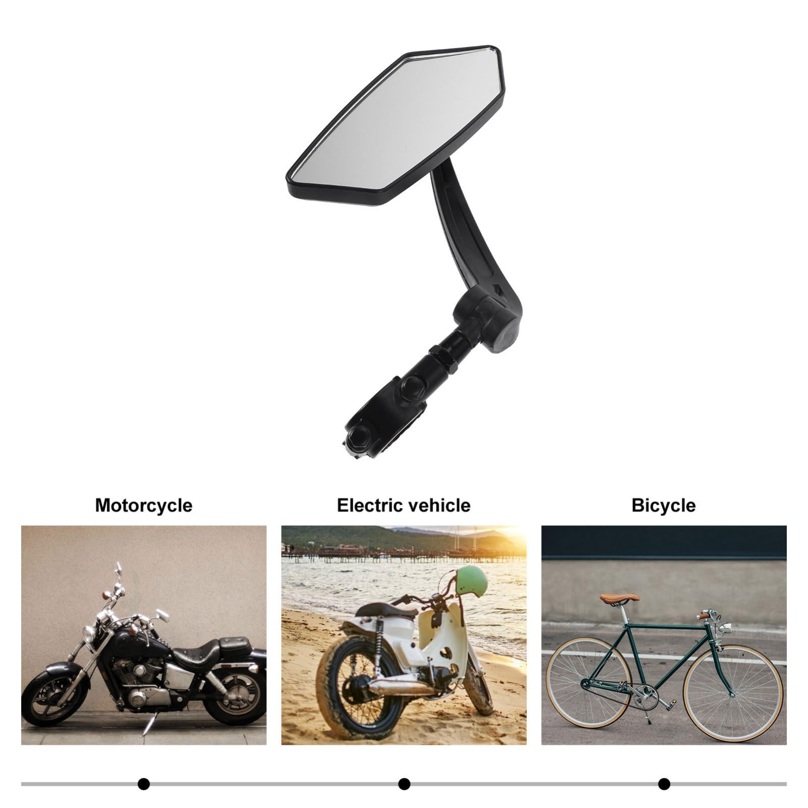 BESPORTBLE 5pezzi Specchietto Retrovisore Per Facile Installazione Per Mountain Bike -bike Accessorio Per Ciclisti