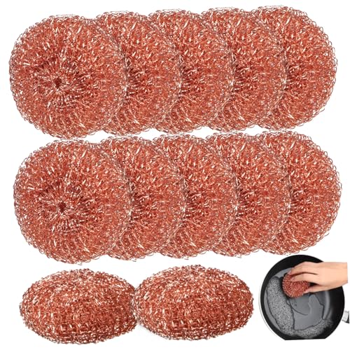STOBAZA 12pcs Stainless Steel Cleaning Ball Stove Scrubber Pot Washing Tool Sink Scrubber Dish Scrubber Metal Scrubber Kitchen Scrubber Scratch Brushes Stainless Steel Scrubber