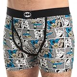 DC Comics Batman All Over Print Men's Black Boxer Briefs (Small)