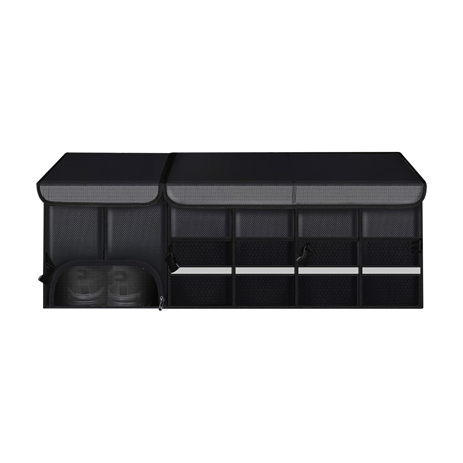 Ergocar Car Trunk Storage Thickened Oxford Cloth Large Capacity Waterproof Removable Mobile Partition Partition Design Car Interior Accessories Folding Suitable For Cars/Suv/Trucks