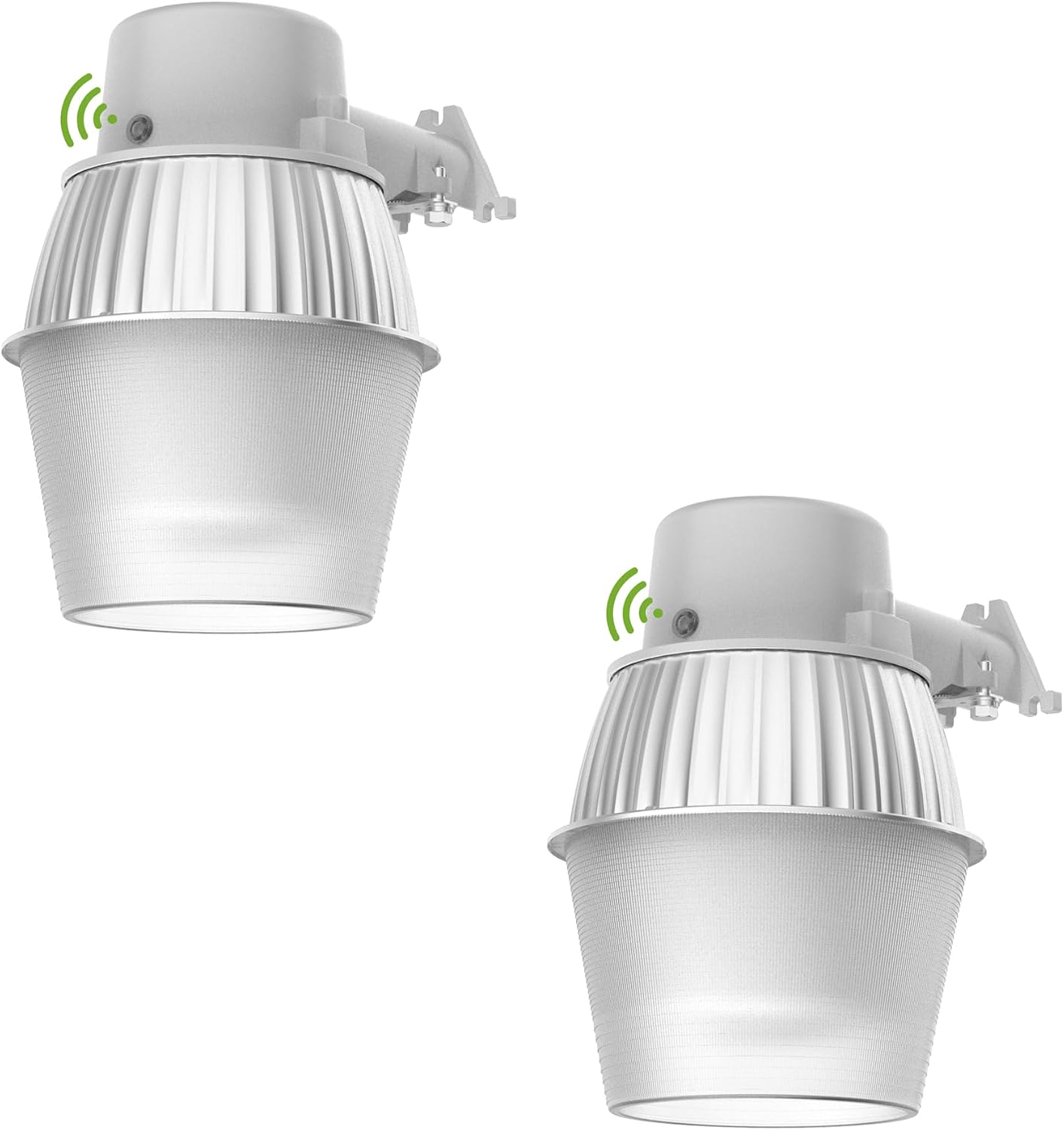 250W Equivalent Barn Light with 29W LED bulb Outdoor Dusk to Dawn Area and Flood Light with Photocell UL Listed LED Security Light for barn Garage Yard Warehouse 4000K 3300LM 120Vac Gray 2 Pack