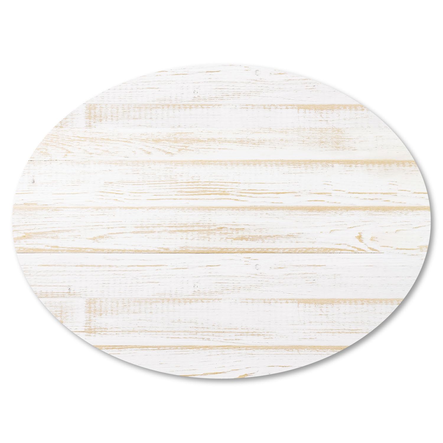 PresentFill® Geschenkboden Dekoplatten - Shabby Chic - 50 Stück - S- oval 200 x 150 mm - 100% Recyclingkarton - Made in Germany
