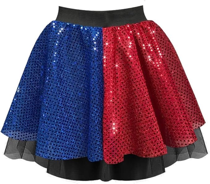 Costume de Jester Harlequin pour femme - Costume d'Halloween - Clown - Joker (paillettes arlequin,...