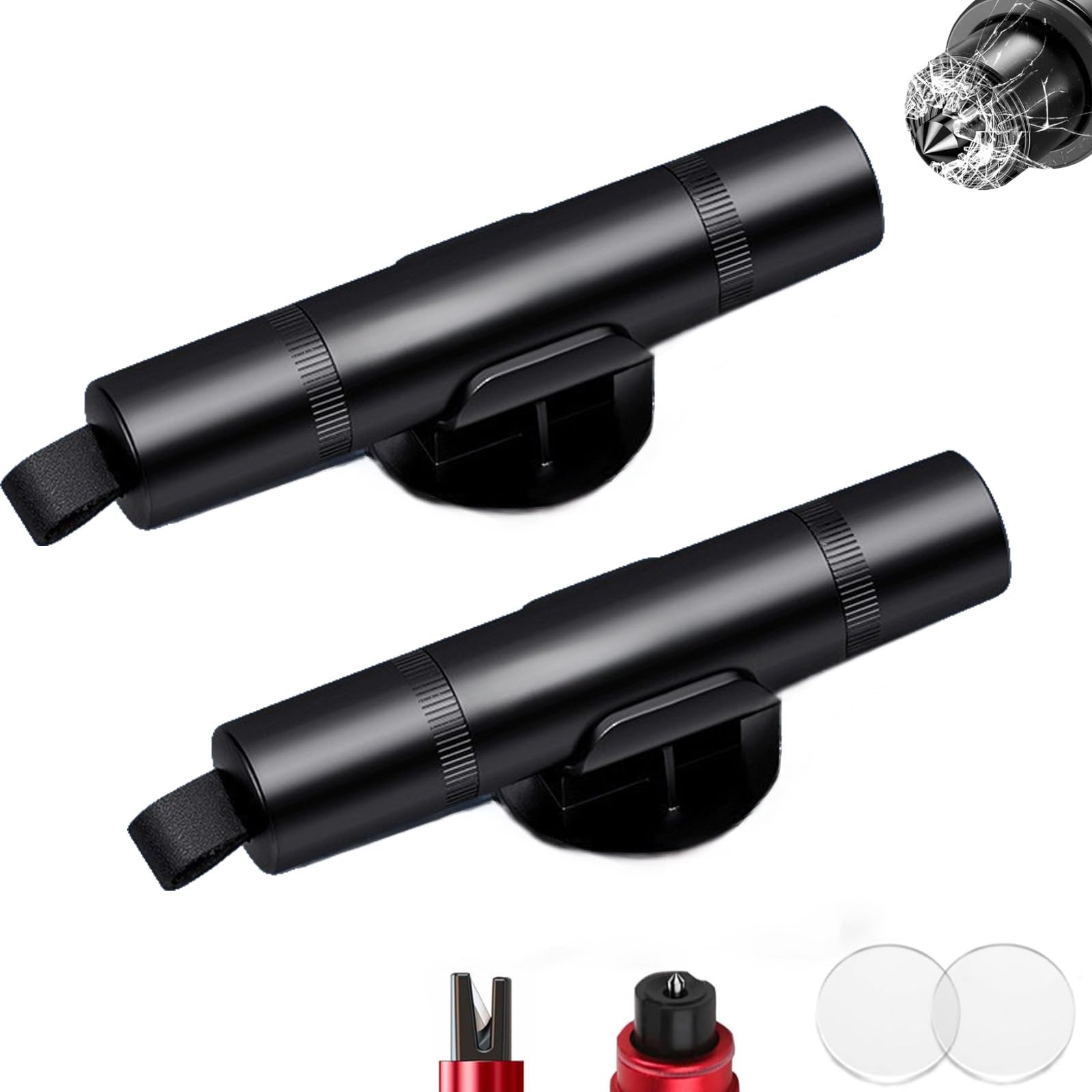 ONEMAJI 2Pcs Car Window Breaker for Audi A6 S6 C7 4G 2013-2018