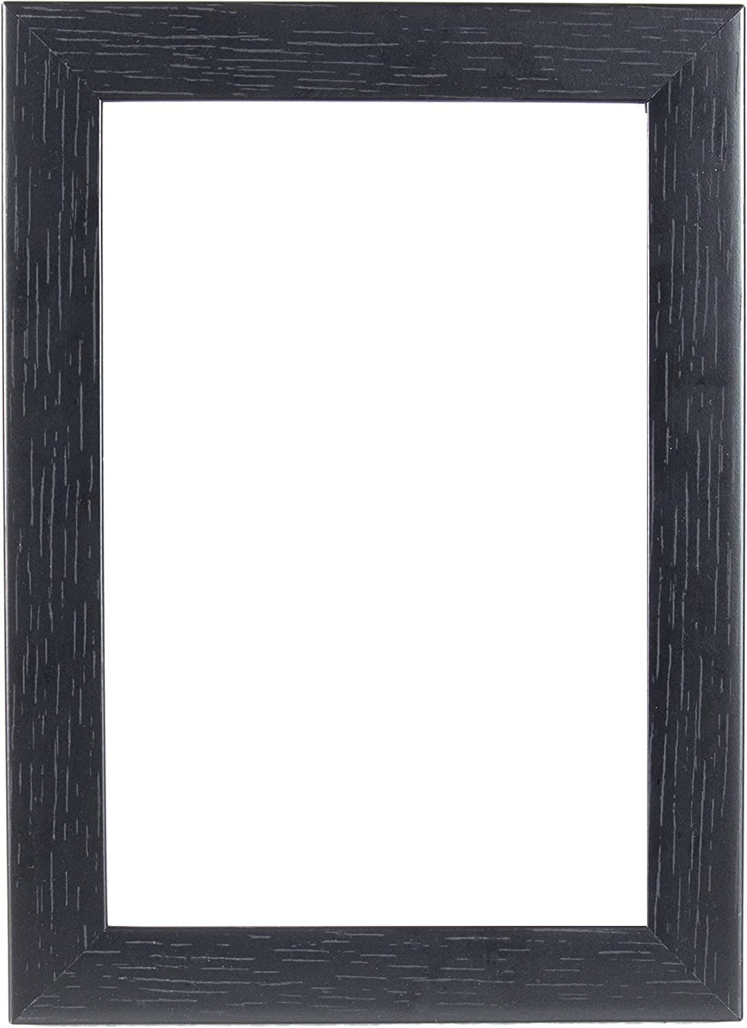 Wooden Picture Frames Poster - Oak, White, Black Silver Perspex Photo Frame – Hanging to Wall Gallery-Style Frames (A2 (16.5"x23.4") (594mm x 420mm) ((A2 (16.5"x23.4") (594mm x 420mm),Black)