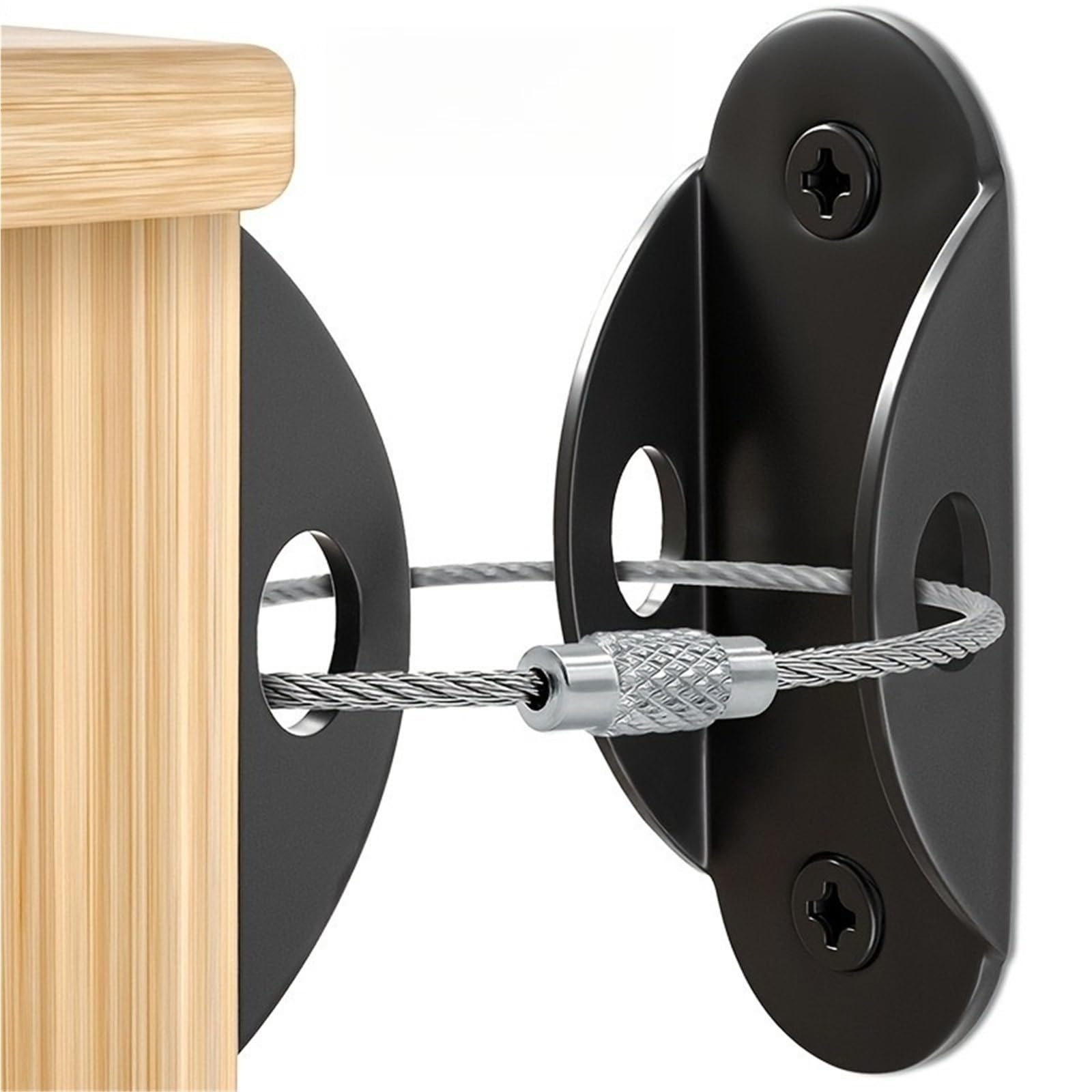 Fijación de muebles, Anclajes de pared for muebles con correas, soporta 400 libras, 4 pulgadas