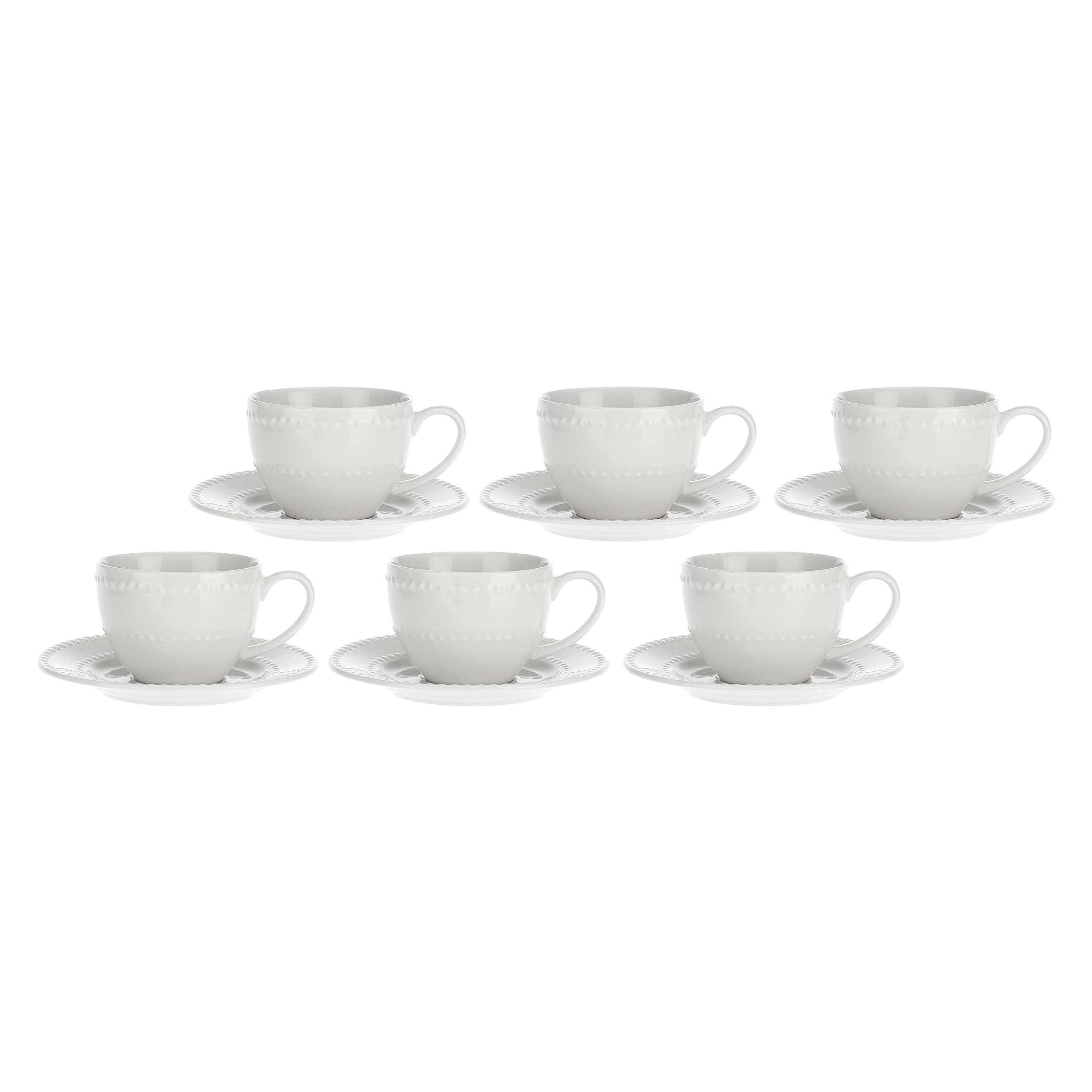 La Porcellana Bianca - Set 6 Tazzine da Caffè con piattino Collina