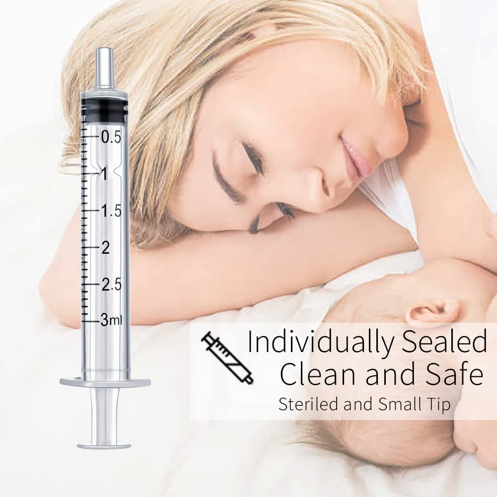 Buy 10 Pack 3ml/cc Plastic Syringe Liquid Measuring Syringe Tools