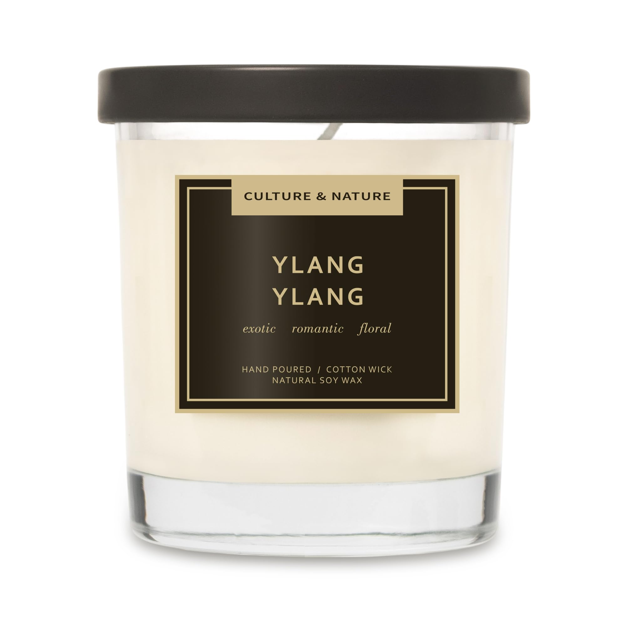 CULTURE & NATURE Natural Soy Wax Candle 7oz (Ylang Ylang)