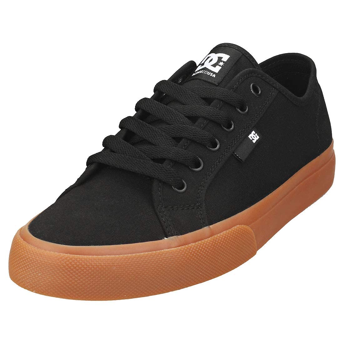 DC Shoes Men's Manual Sneaker, Black Gum, 10.5 UK