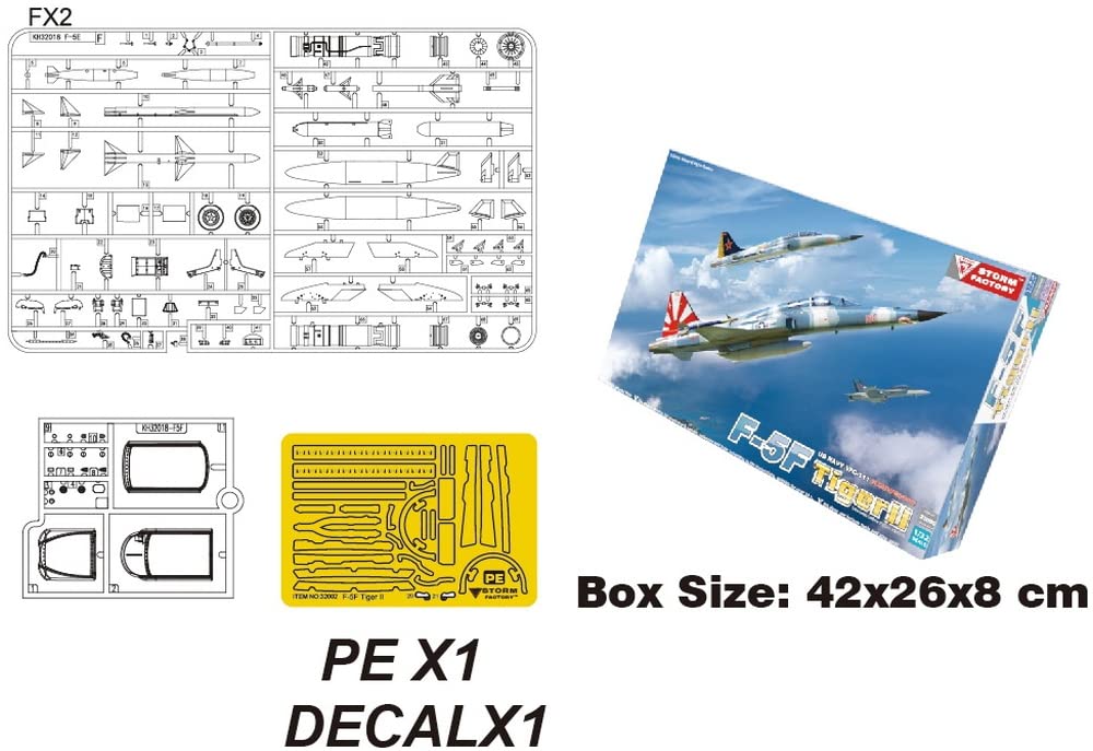 Amazon | ストームファクトリー 1/32 アメリカ軍 F-5F タイガー2 複座