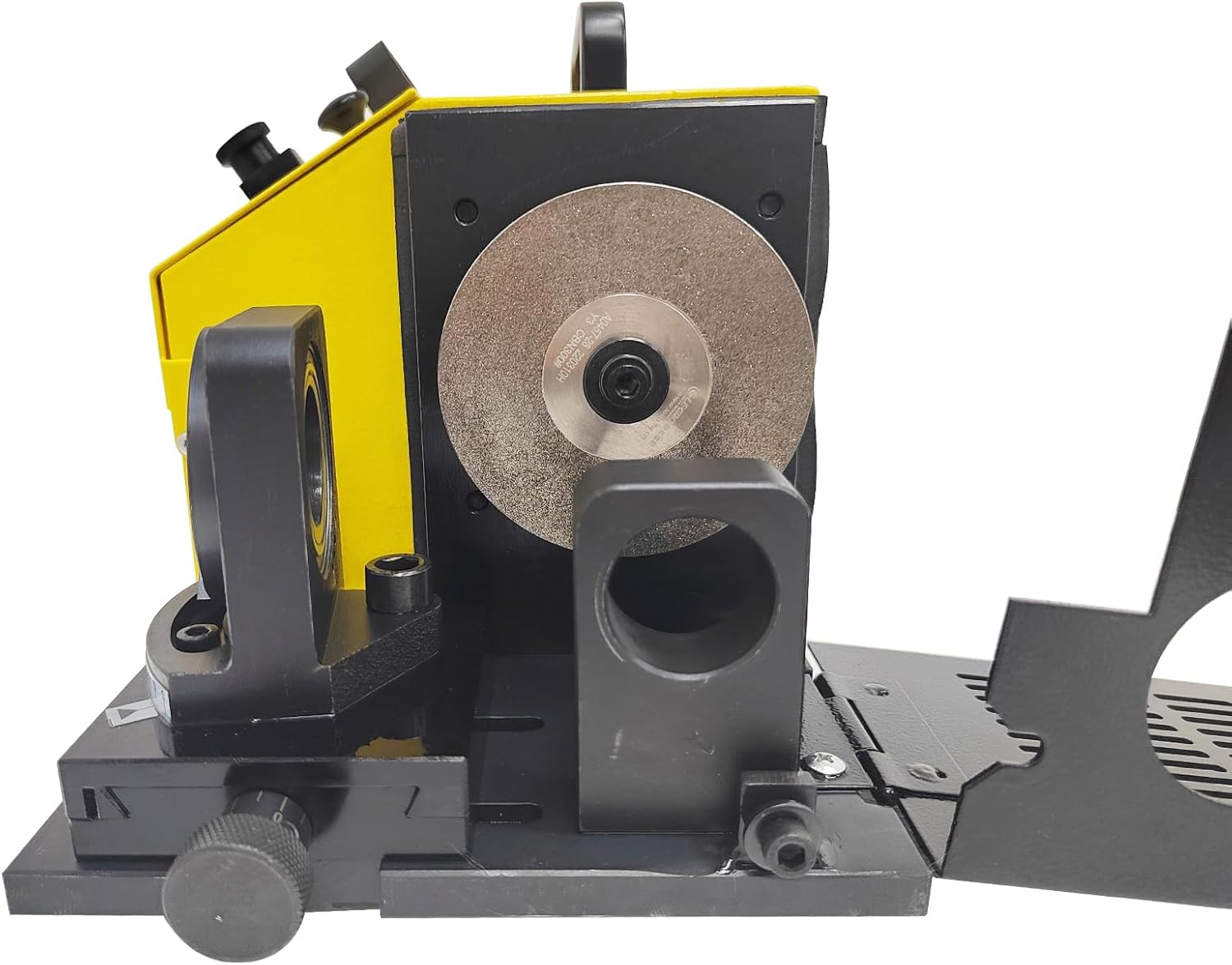 Screw Tap Grinder & Sharpener Drill Bits Sharpener with CBN Wheel Portable Bits Sharpening Machine for HSS Taps M5-M20 110V 0°-30° Angle Adjustment
