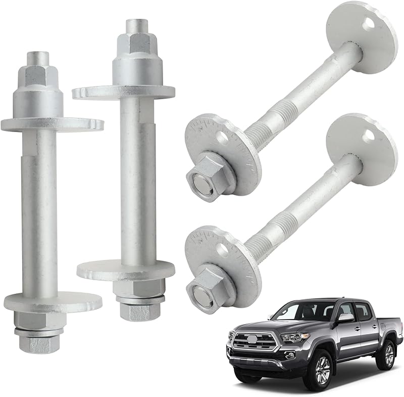 Kit de parafusos de ajuste de cambagem e convergência XDFDRF para bandeja inferior dianteira Toyota – 4 peças