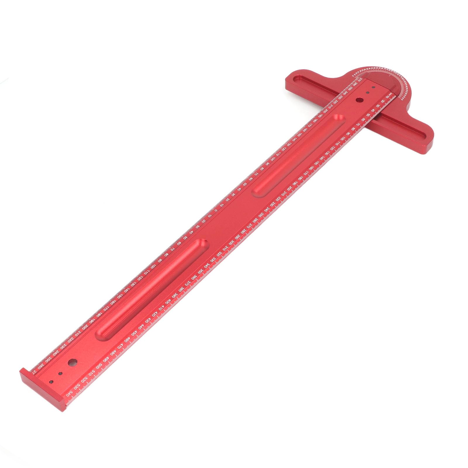Escuadra en T profesional para carpintería Buscador de ángulos de aleación de aluminio de 550 mm Herramienta de marcado de medición de precisión para carpinteros Carpinteros