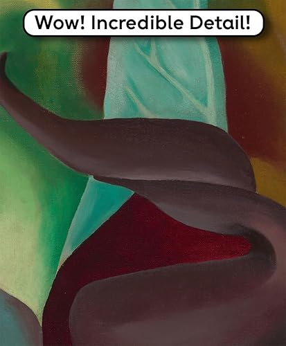 Miniatura 5 de Skunk Cabbage by Georgia O'Keeffe American Abstract Art - Oil on canvas Painting - Floral Art Decor & Gift for Art Enthusiasts (Unframed Print