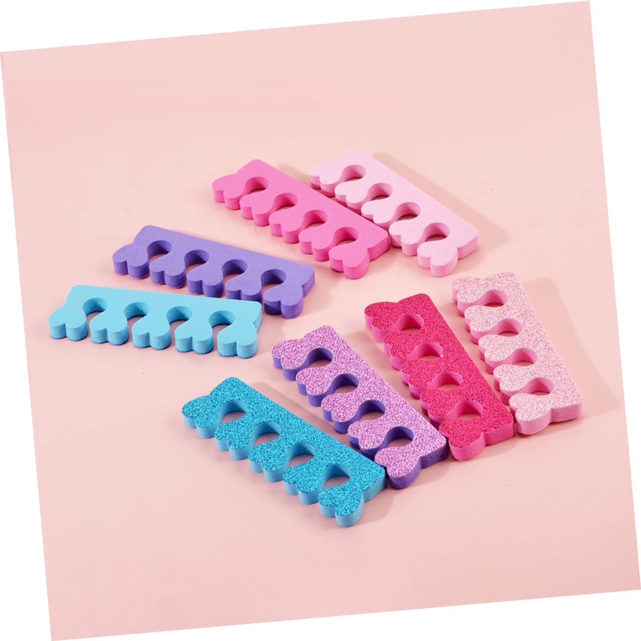 Gel Toe Separators for Toe Alignment - Silicone Toe Spacers for Bunions - Toe Spreaders for Straightening Overlapping Toe