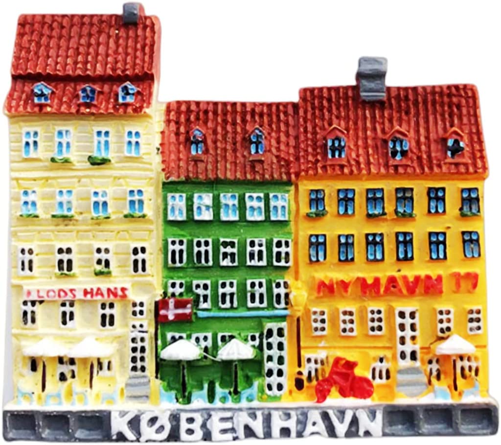 Copenhagen Denmark Fridge Magnet Refrigerator Magnet Decoration Magnet Sticker Souvenir Resin Crafts
