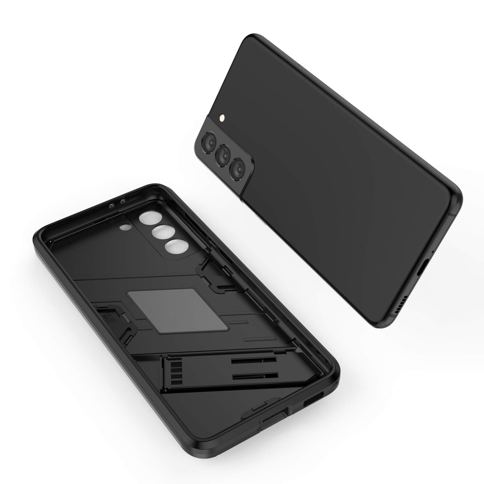 Realme 8 Pro / 8 4G Hülle Mit Fingerring – Stoßfest, 360° Drehbar, Mit Kameraabdeckung & Magnetisch (Rot)