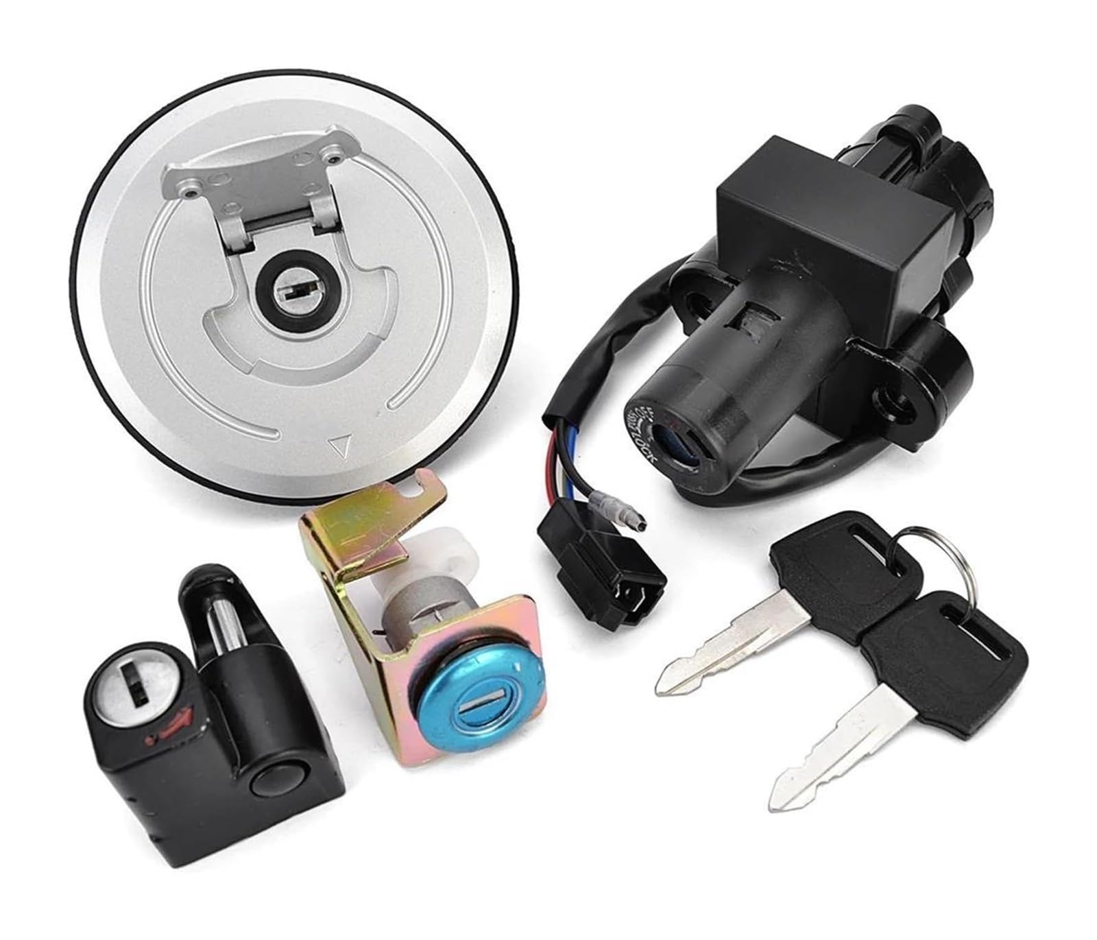 Cerradura De Encendido para VTR250 para MC33 1998-2007 Interruptor Arranque Accesorios Motocicleta Cerradura Encendido Combustible Juego Llaves