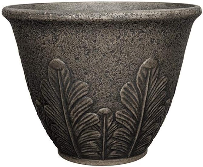 宅送 かわいい小さな植木鉢 ガーデン ホーム オーナメント フラワー ポット 植物トレイ リーフ パターン 16 インチ