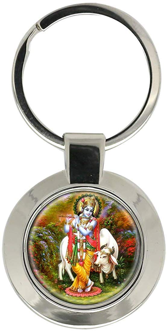 Krishna Hindu Key Ring