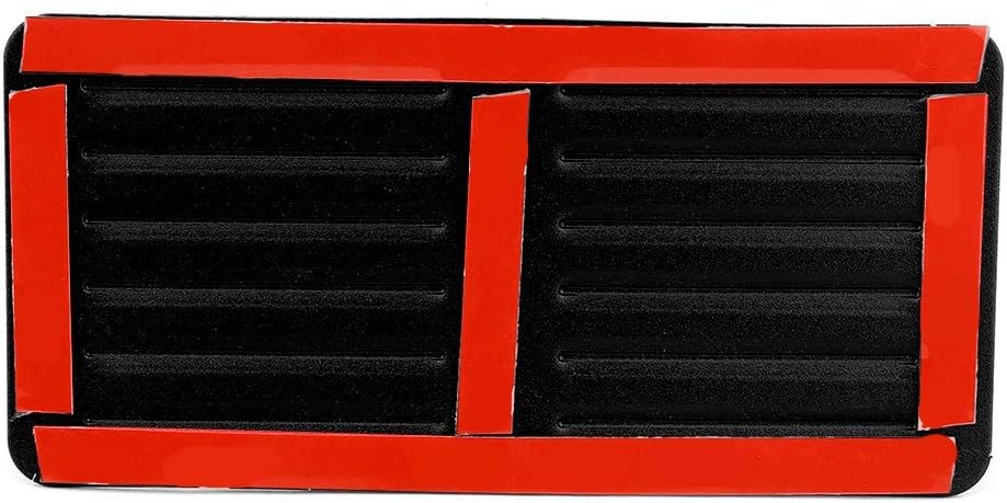 compatibility with Non Slip Aluminum Car Brake Pads Pedal Set, Auto Transmission Cover for BYD Song, Increases Area, Easy to Install, Arc Curvature Design for Safety (Black)