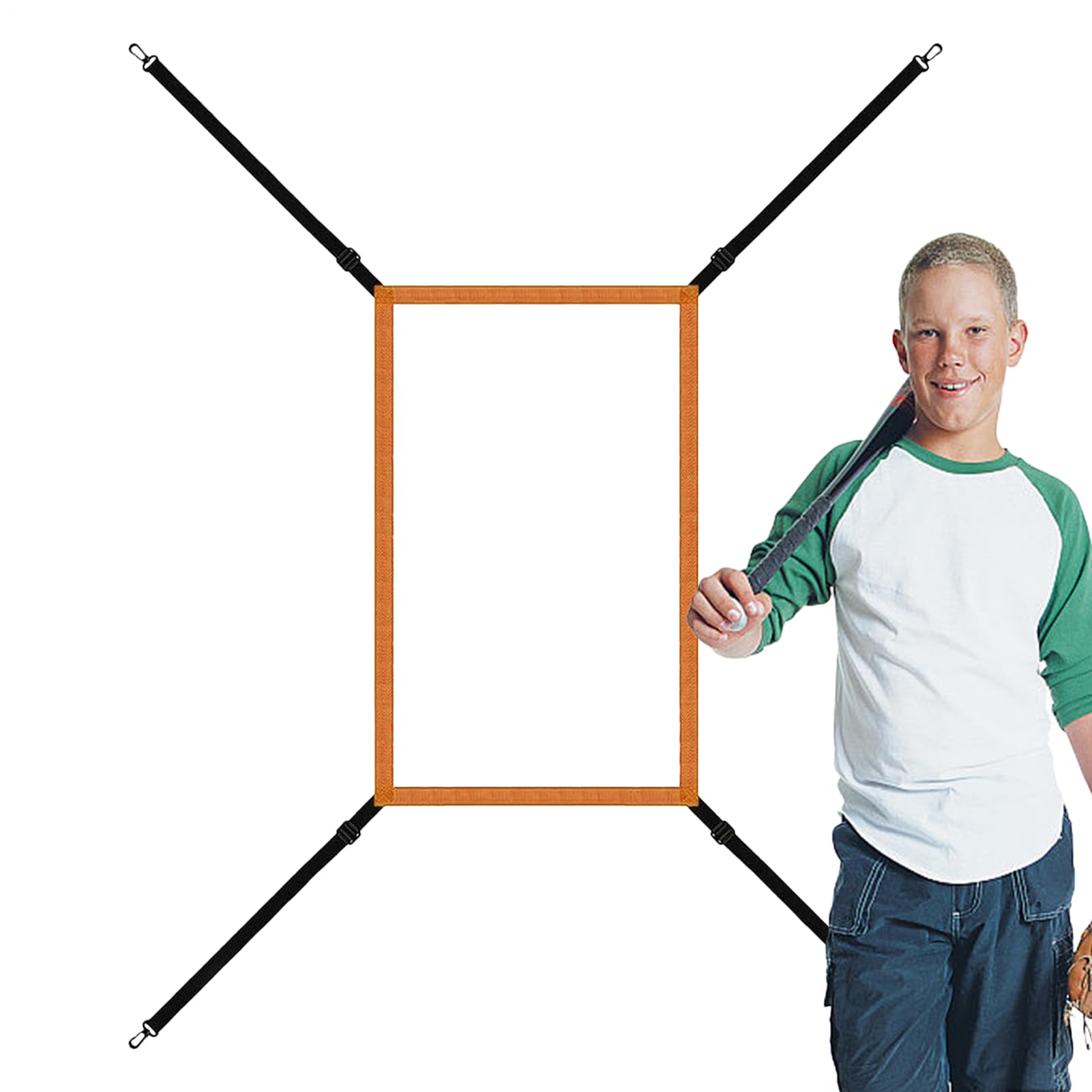 Pitching Target Strike Zone - Strike Zone Target für Pitching Net, Einstellbares Strike Zone-Netz | Baseball-Übungsnetz zum Schlagen, Schlagen, Fangen, Pitching-Übungen und Standortgenauigkeit