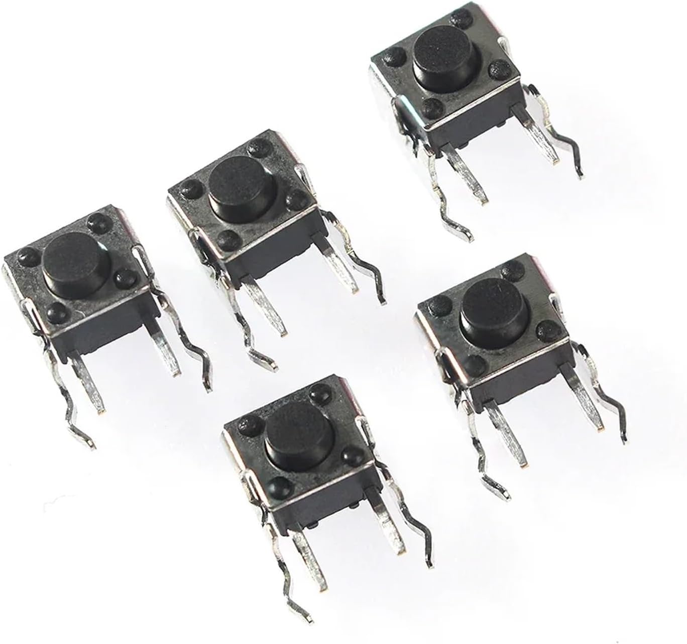 125PCS Switch Kit - 25 Varieties of Push Buttons, Tactile Switches for DIY, Home, and Toys (DIP & SMD)