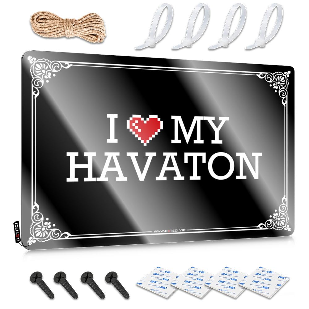 Fzfn Boys Colour Decor Reusable Cool I Love My Havaton For Slow - Decor Customizable(30X40cm)