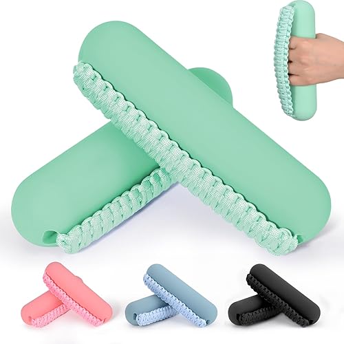 Miniatura 13 de Hikeen - Juego de pesas de mano para mujeres y hombres, mancuernas suaves de 2 (1lb, 2lbs o 3lbs), peso para caminar con correa para manos para