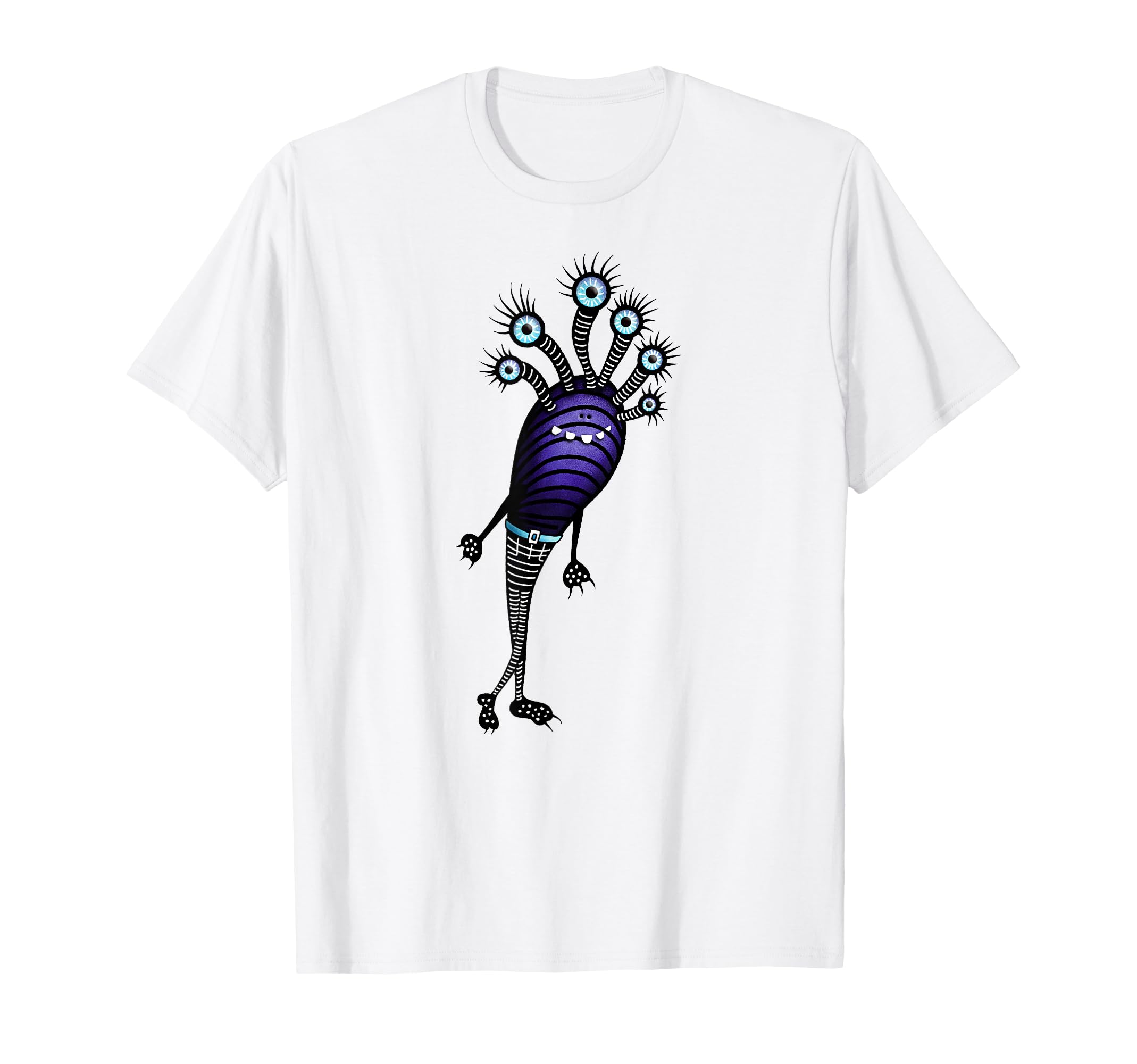 Threadless Boriana Funny Monster With Fancy Pants Graphic T-Shirt